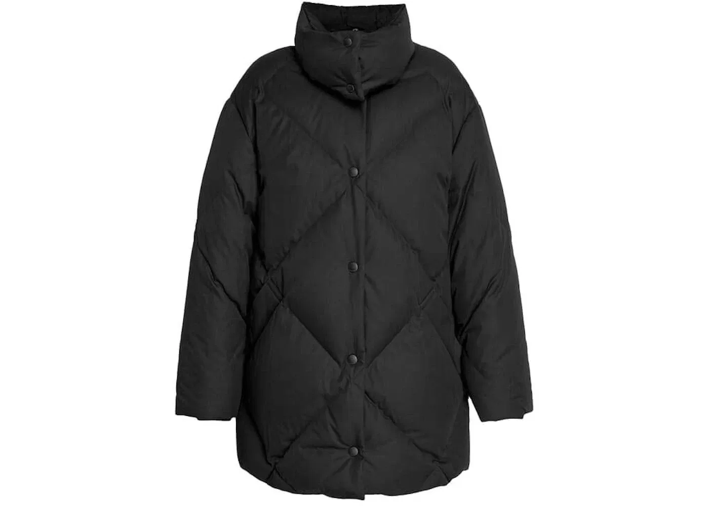 Женское пальто Diamond Quilted Cotton Gabardine Burberry, Black