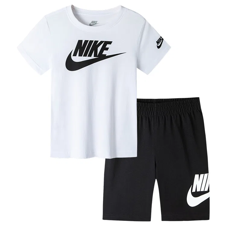 Детский спортивный комплект Nike, Белый/Черный
