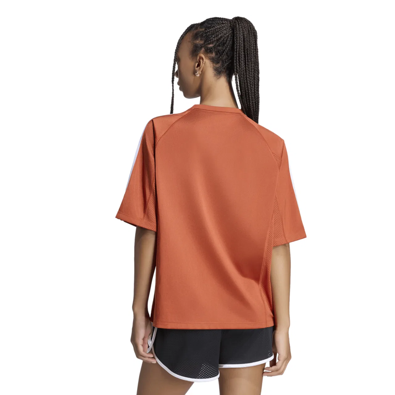 Женская футболка-джерси с принтом adidas Originals Jersey Top, adidas, Vermillion — фото 2