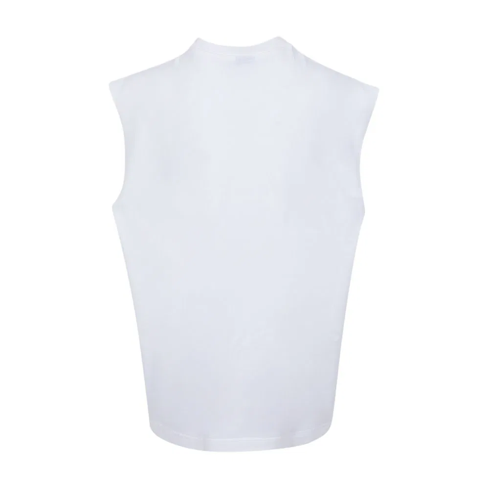 Мужская майка с круглым вырезом, Crew Neck Moderate, Adidas, White — фото 3