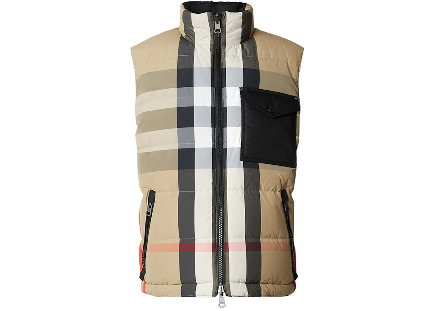 Мужской жилет с принтом Burberry Gilet, Archive Beige/Black