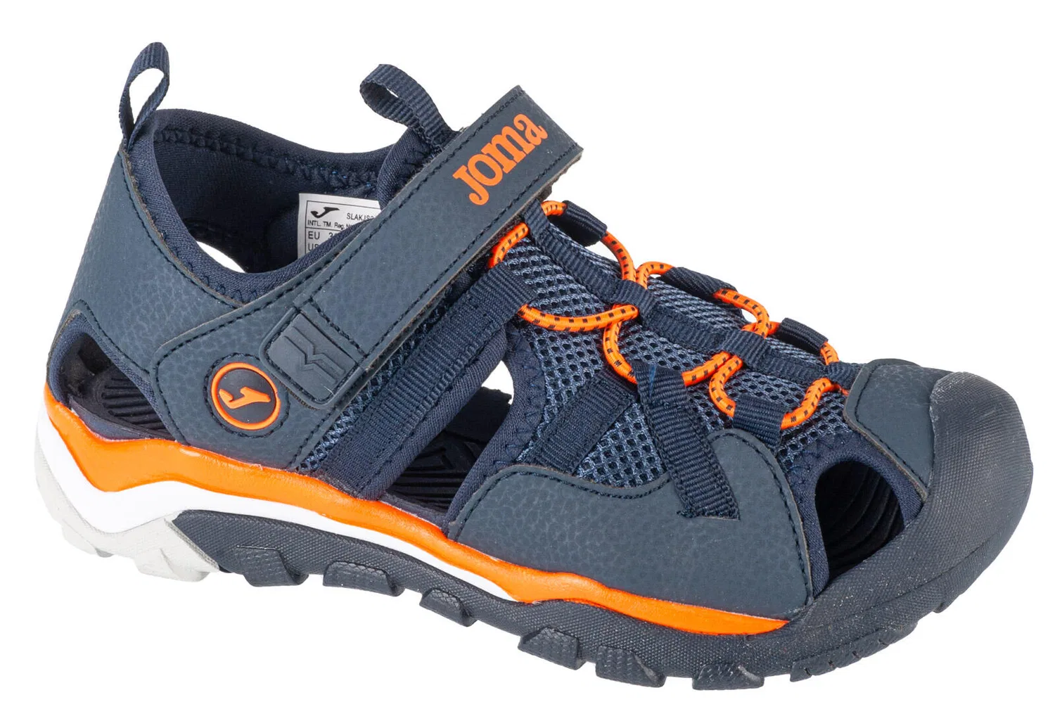 Детские сандалии для мальчиков с защитой S.Lake Jr Joma, Navyblau Blau Orange
