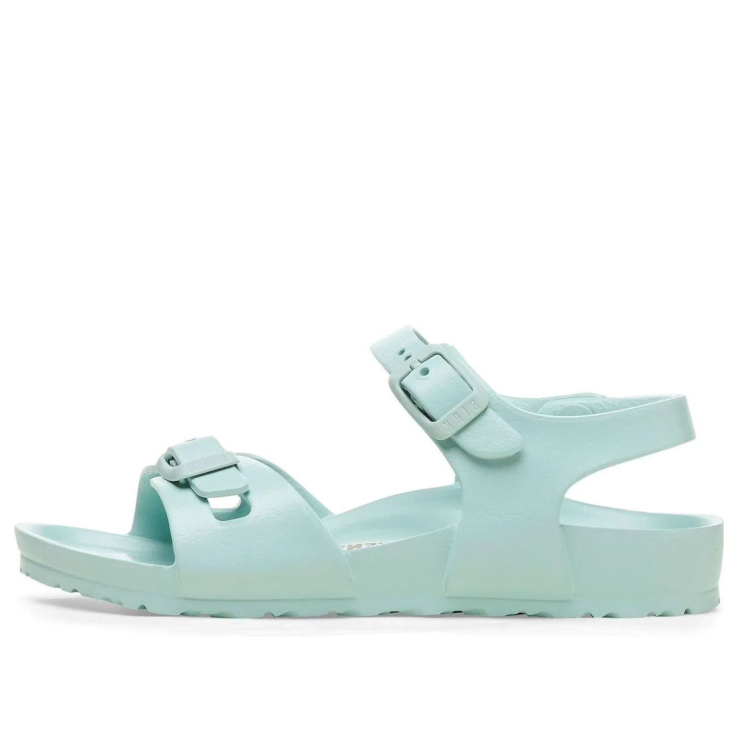 Детские сандалии с открытым носком Rio Essentials Surf Green Birkenstock, зеленый