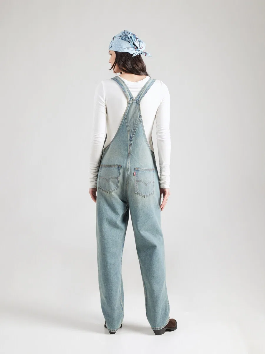 Джинсовый комбинезон LEVI'S Regular 'Vintage Overall' светло-голубого цвета — фото 4