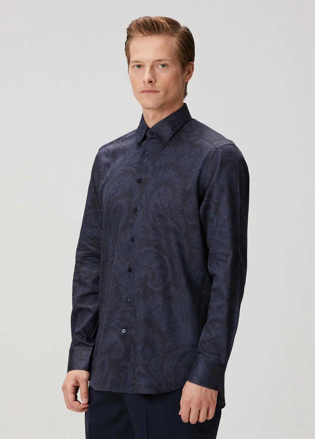 Рубашка Etro Lacivert Etnik Desenli, Etro, lacivert — фото 3