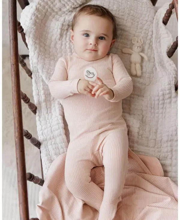 Детский комплект для новорожденных с принтом Rocking Horse Collection Ely'S & Co., розовый — фото 2