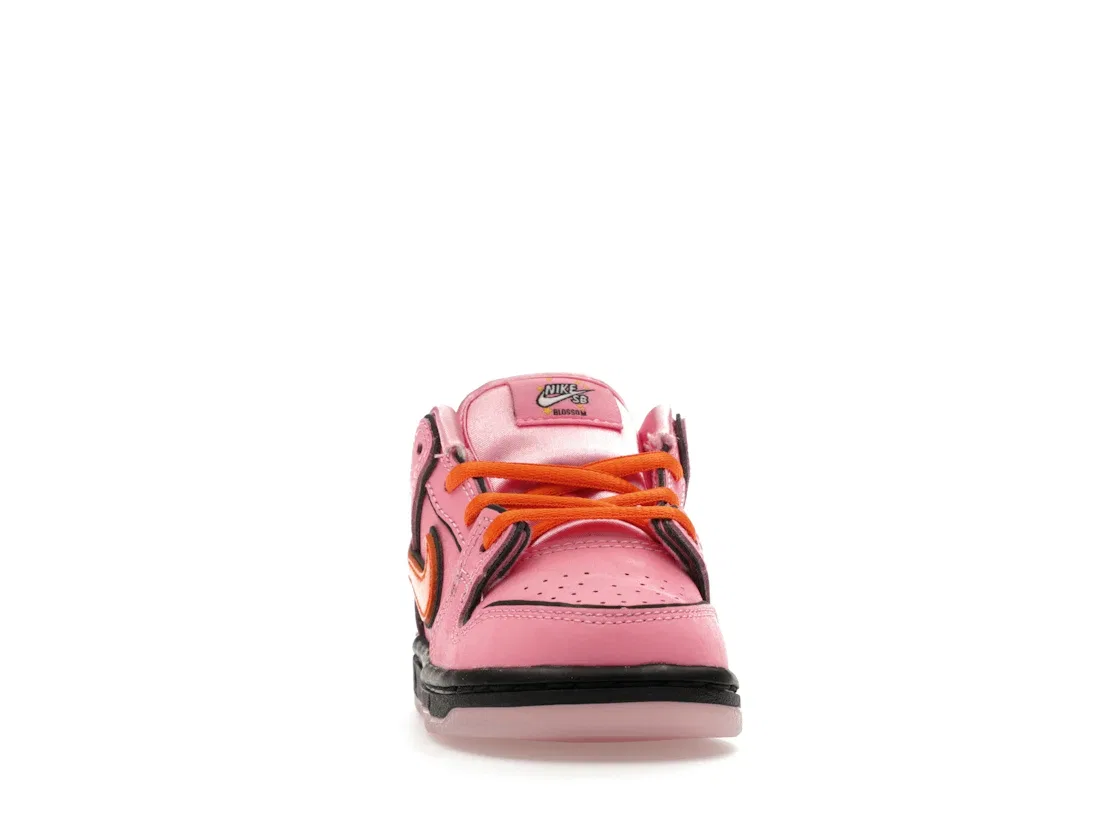 Детские кроссовки с принтом Nike SB Dunk Low Powerpuff Girls Blossom Nike, Lotus Pink Digital Pink Medium Soft Pink — фото 2