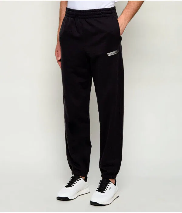 Мужские спортивные штаны из футера Calvin Klein, Цвет Nero