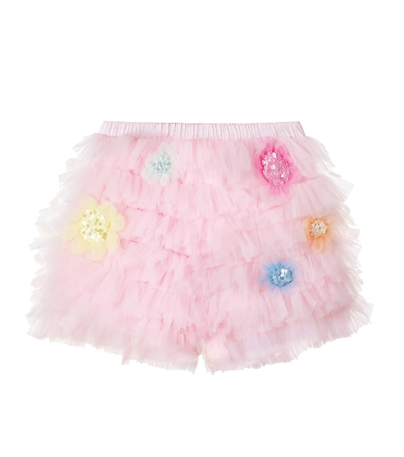 Шорты с тюлем Sunflower Power Tutu Du Monde, розовый