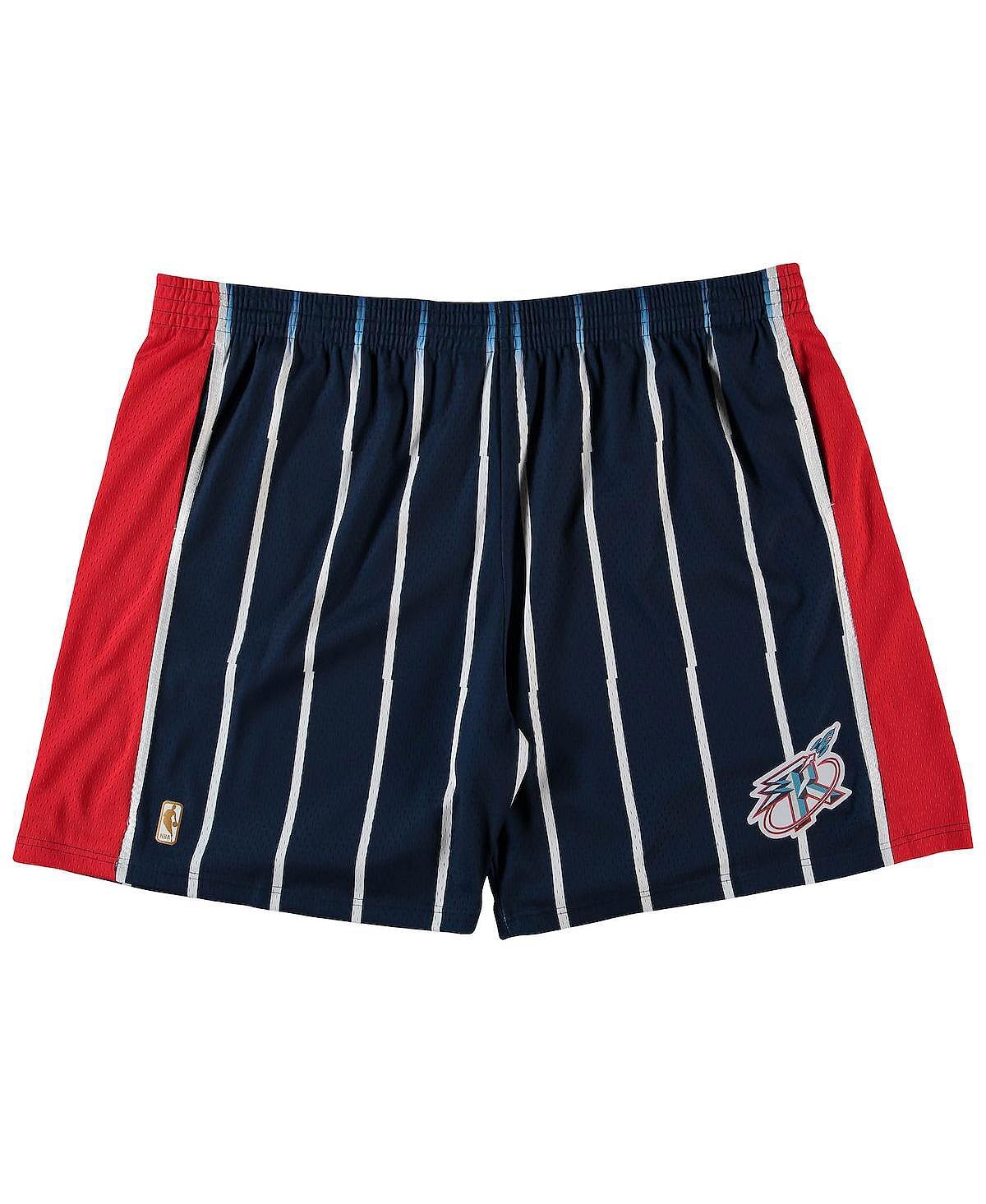 

Мужские темно-синие шорты houston rockets big and tall hardwood classics team swingman Mitchell & Ness, синий