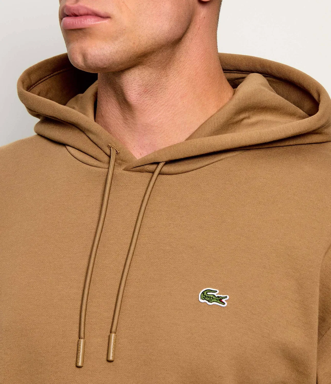 Худи свободного кроя Lacoste, Marrone — фото 4