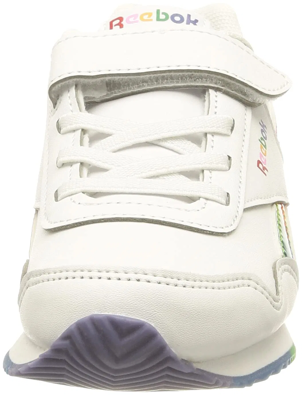 Детские кроссовки для девочек с закрытым носком Royal Cl Jog 3.0 1v Reebok, Ftwr White Ftwr White True Pink — фото 2