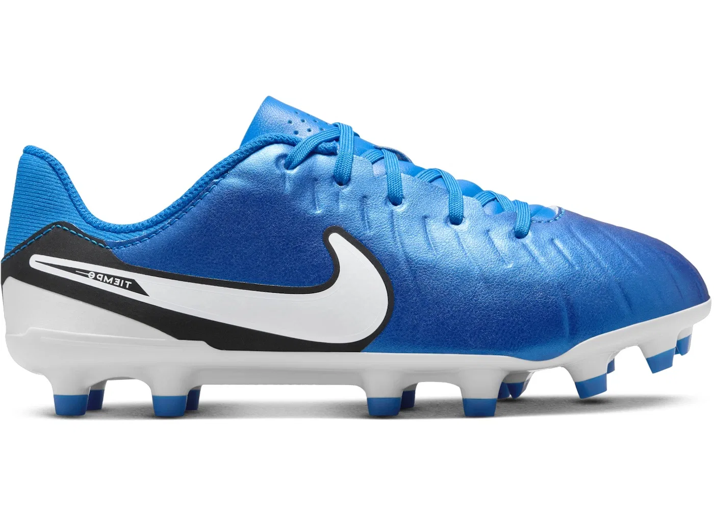 Детские бутсы Nike Tiempo Legend 10 Academy FG/MG, Soar White