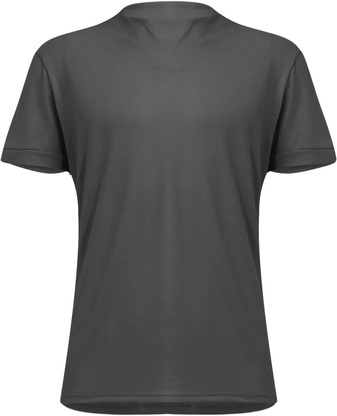 Мужская свободная футболка с V-вырезом Zyy-dgen30131-123, Gray — фото 3