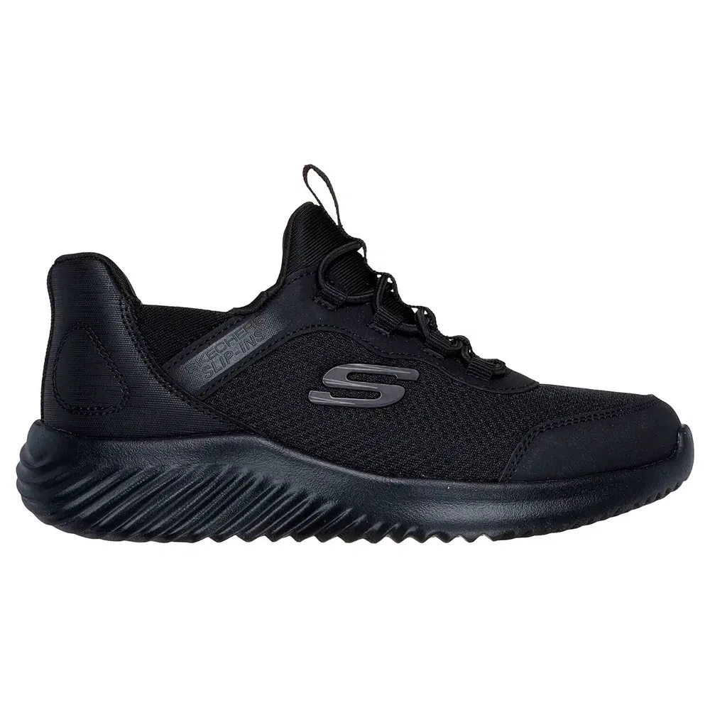 Кроссовки Bounder Brisk Burst Skechers, черный — фото 4