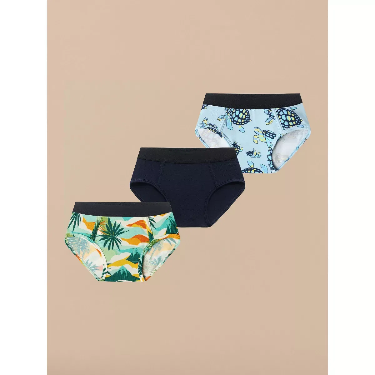 Детские трусы для мальчиков из модала с принтом MeUndies, Island Pack