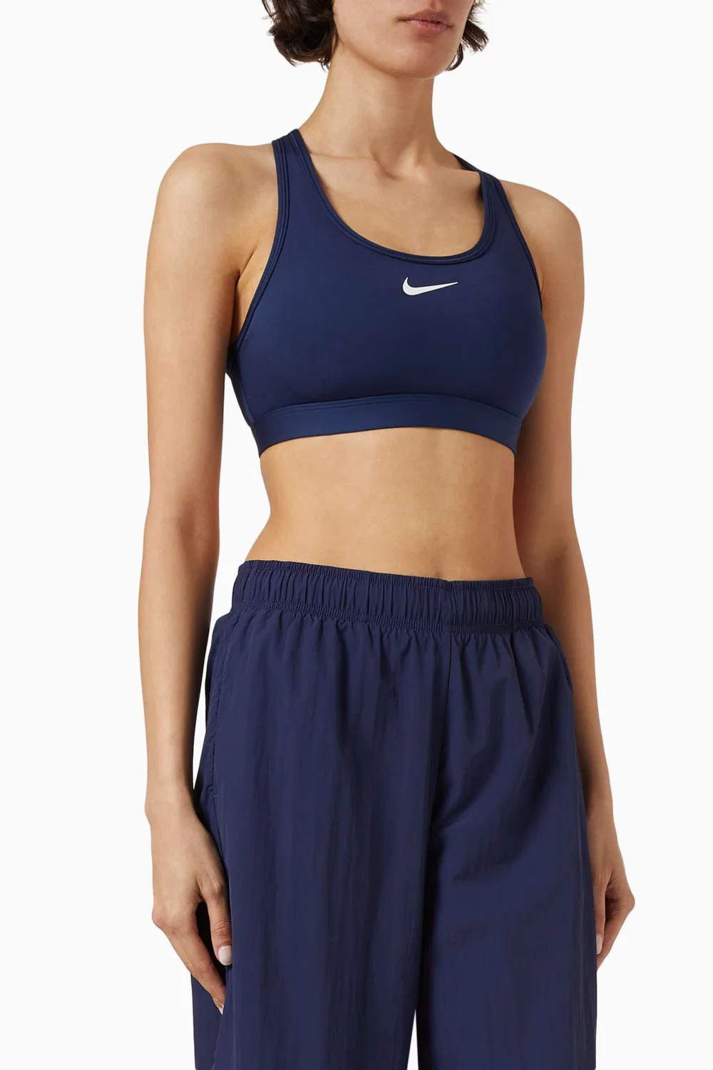 Спортивный бюстгальтер без рукавов Swoosh Nike, синий
