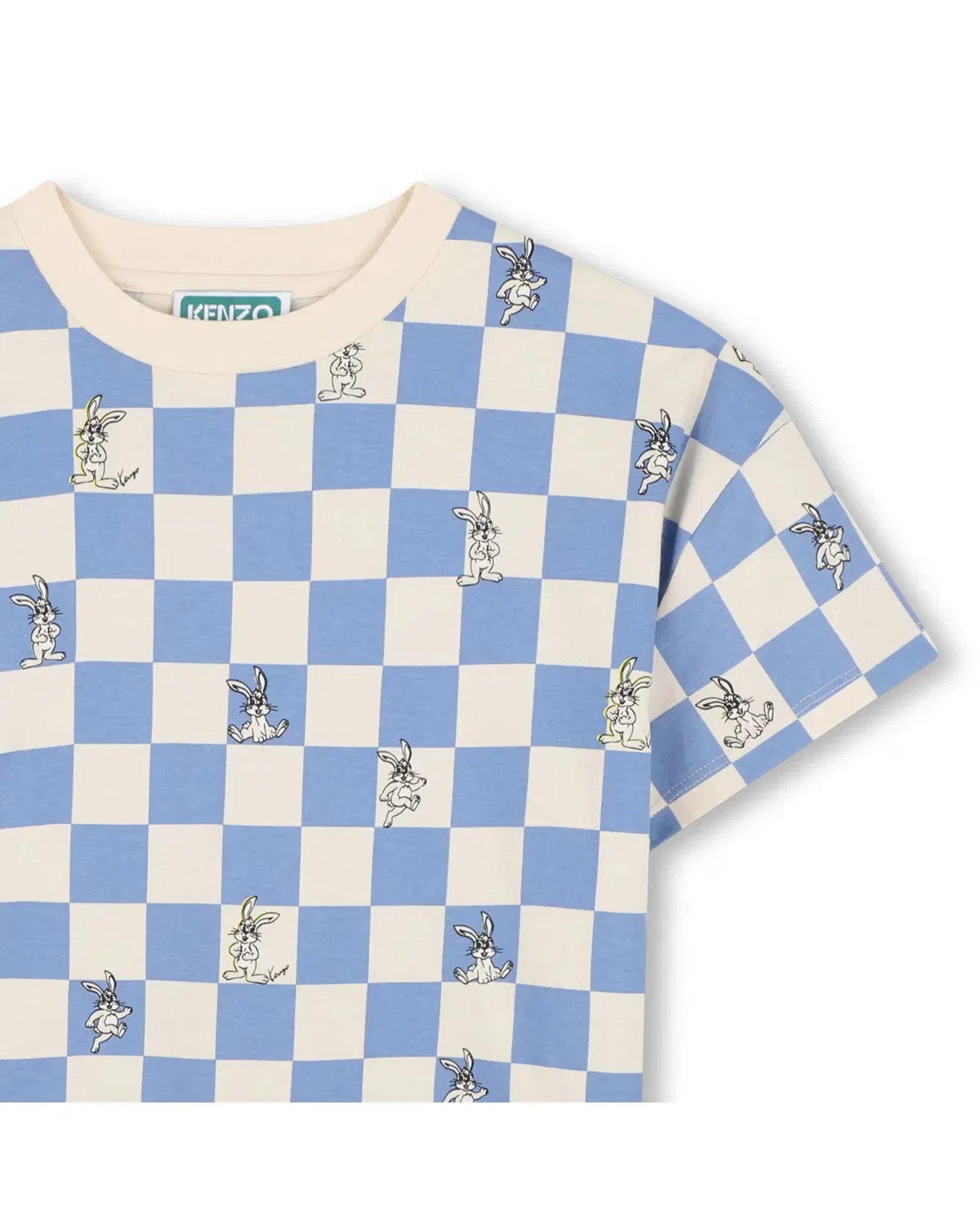 Детская футболка для мальчиков с коротким рукавом Kenzo Kids, Marrón Claro — фото 2