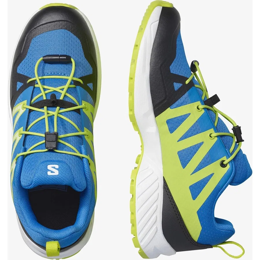 Детские кроссовки для outdoor Salomon Outscape J, Синий — фото 4