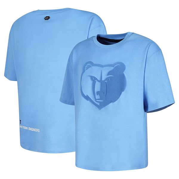 

Мужская футболка protege light blue memphis grizzlies eco-poly interlock fashion tonal Unbranded