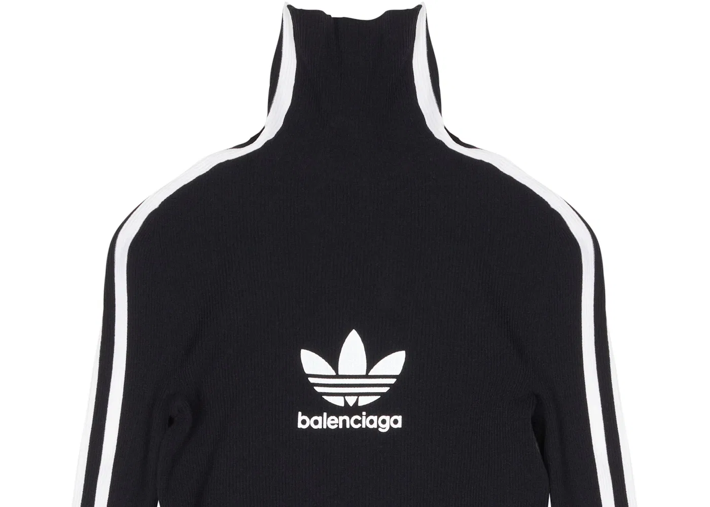 Женское платье с принтом Balenciaga x Adidas Athletic Dress, Black — фото 3
