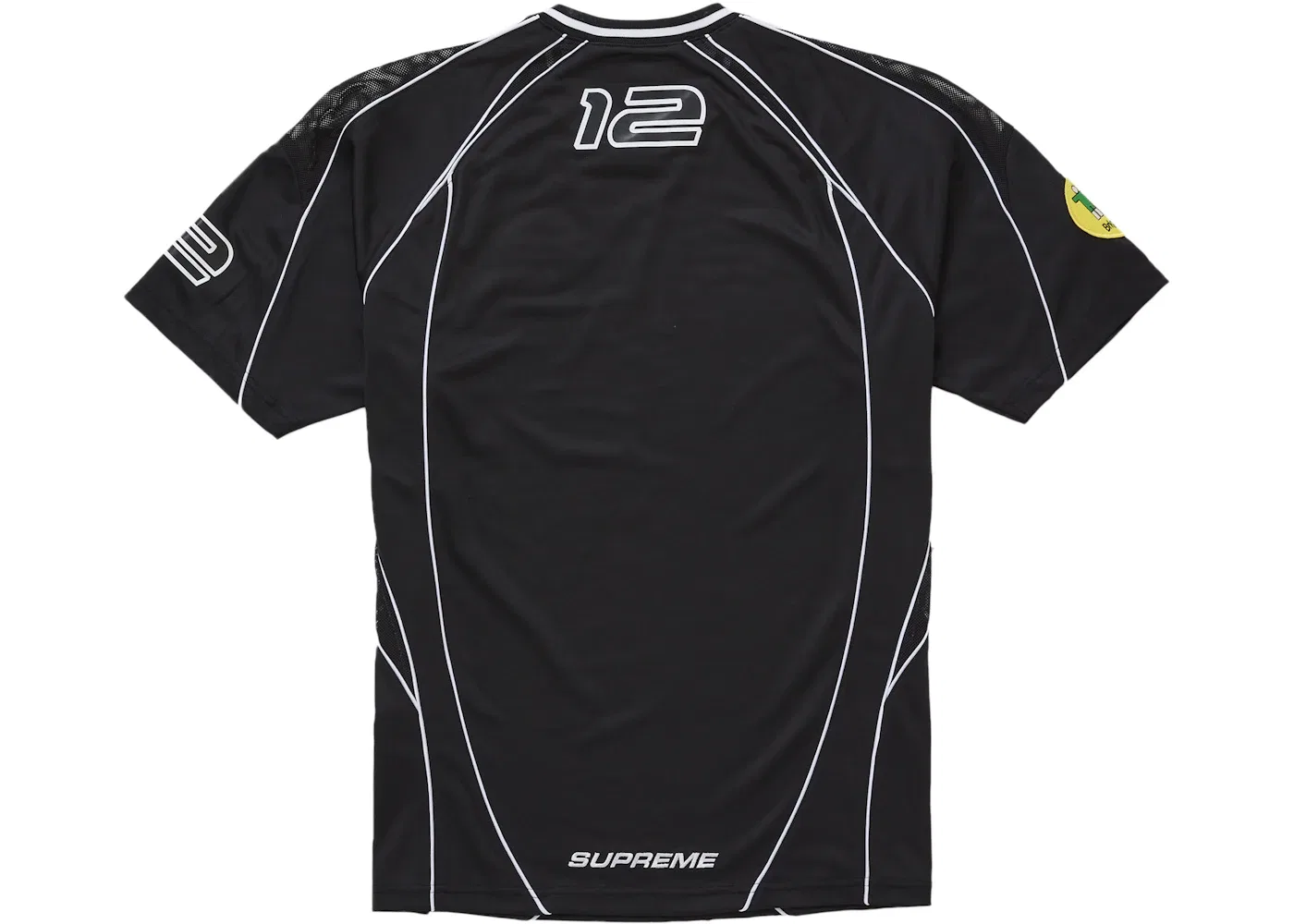 Мужская футболка с принтом Jersey Supreme, Black — фото 2