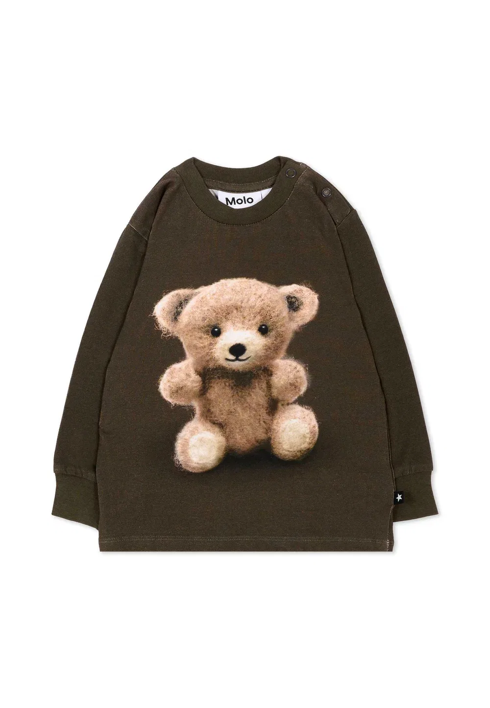 Футболка унисекс с длинными рукавами Molo, Brown