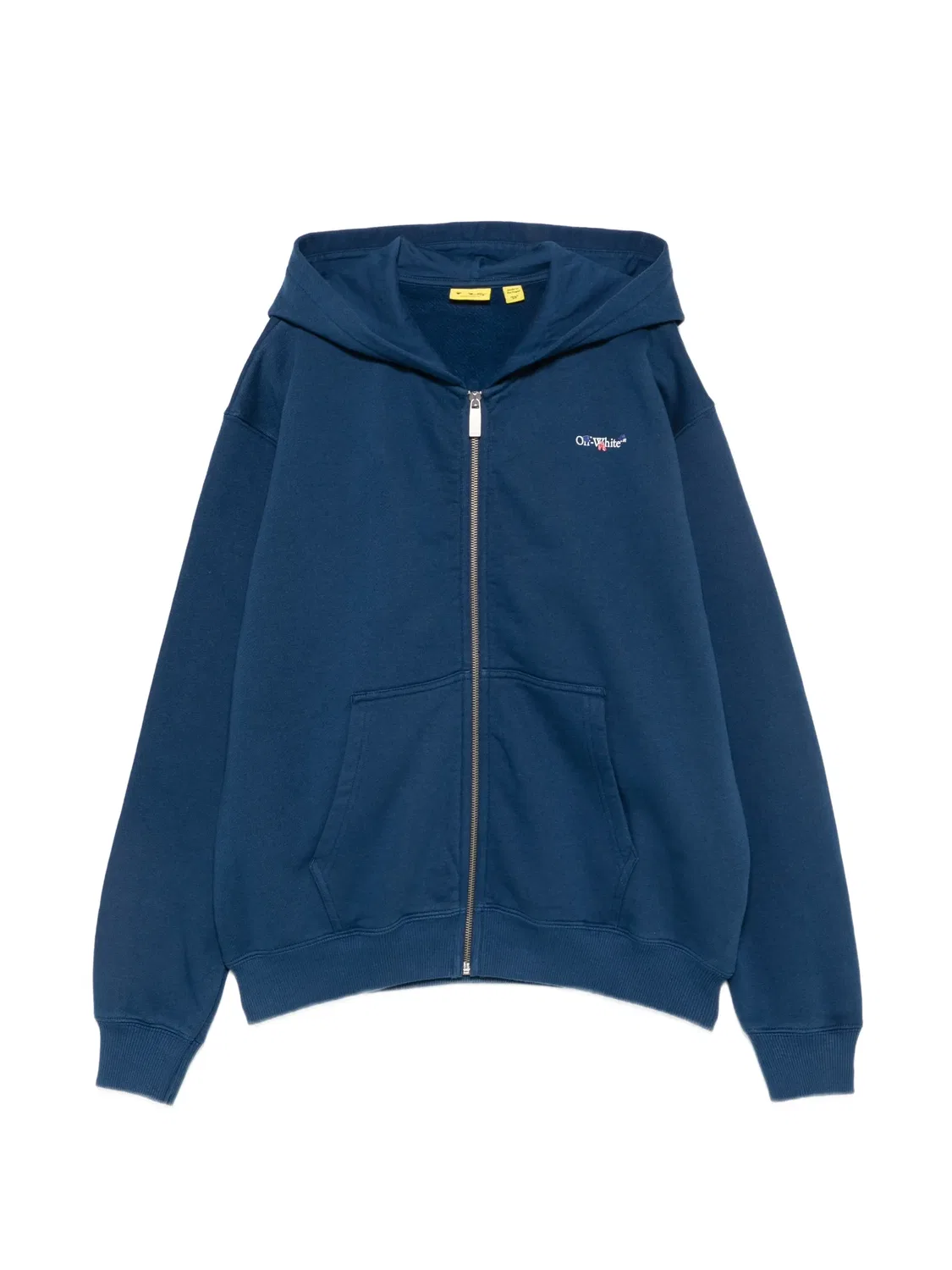 Худи на молнии Arrows синее OFF-WHITE, синий