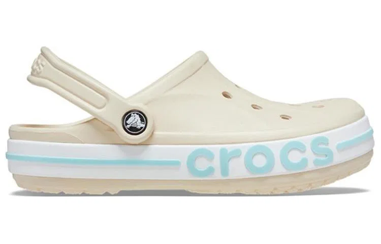 Детские сабо из ЭВА с украшением Bayaband Crocs, Winter White/Multi-Color — фото 4