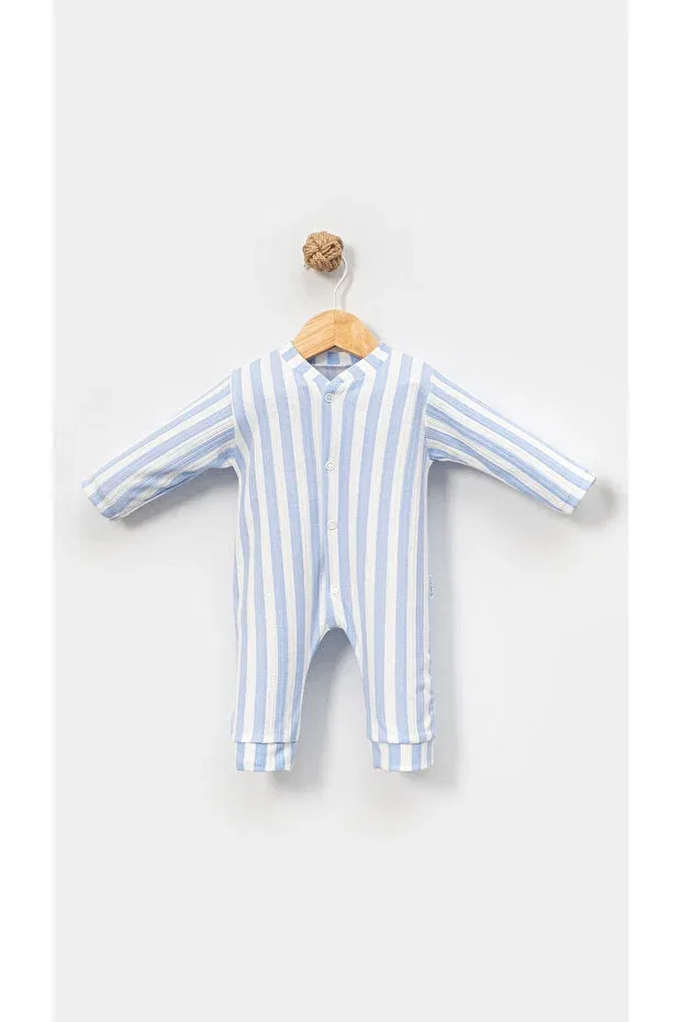 Детский комбинезон для девочек с длинным рукавом Neu Kids, Blue — фото 3