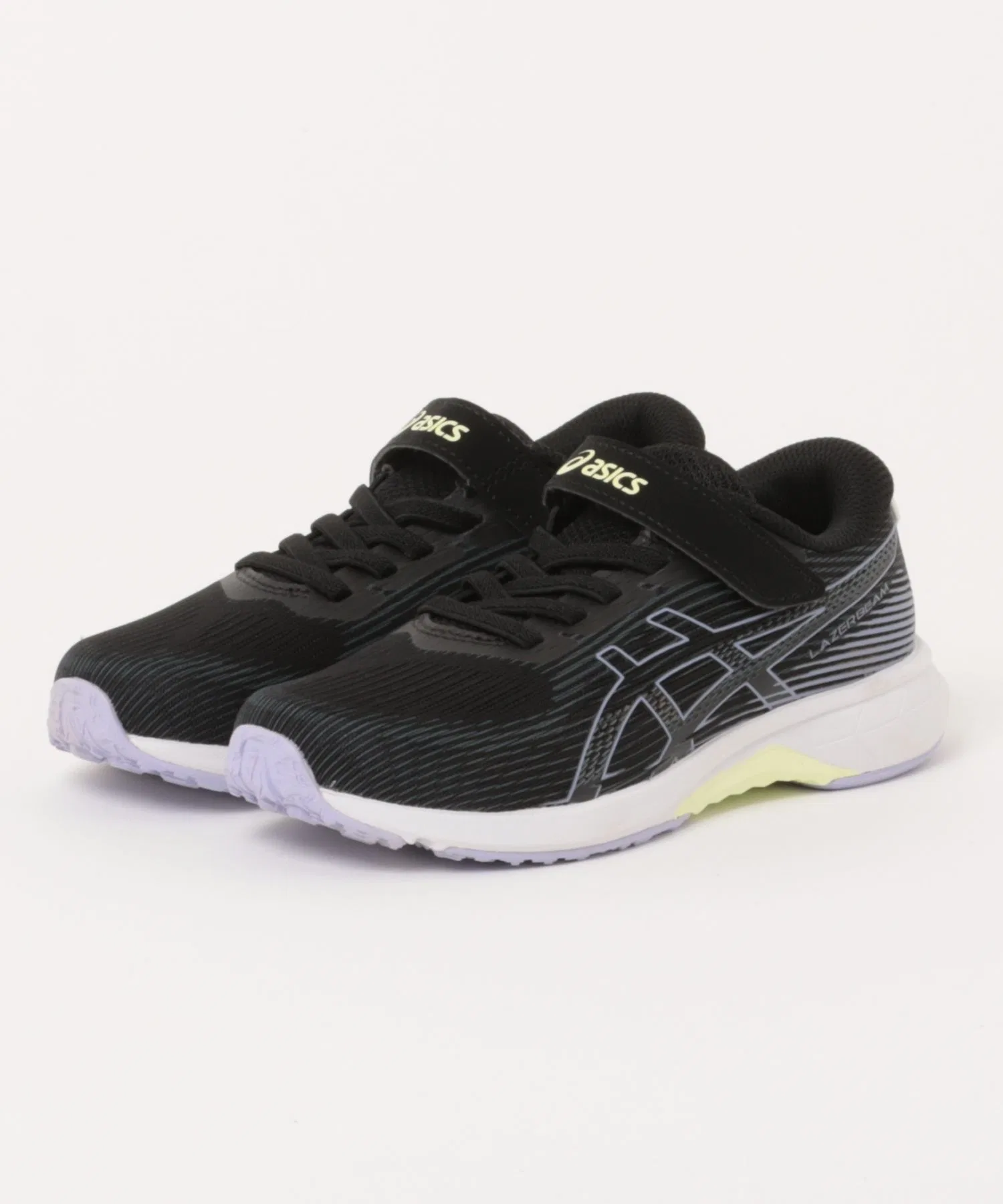 Детские кроссовки ASICS Lazerbeam RK-MG для бега чёрные