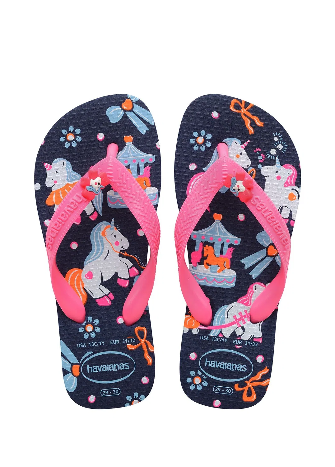 Тапочки пляжные Havaianas Fantasy, темно-синий