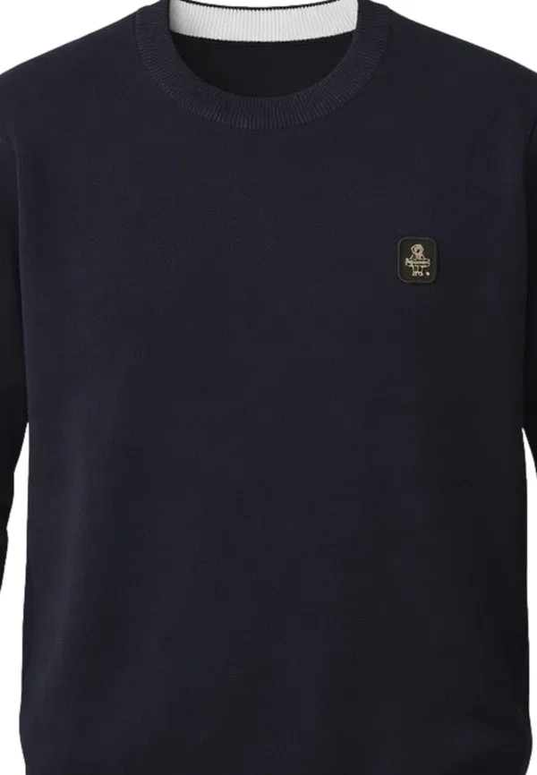 Джемпер хлопковый Jumper Refrigiwear, темно-синий — фото 3