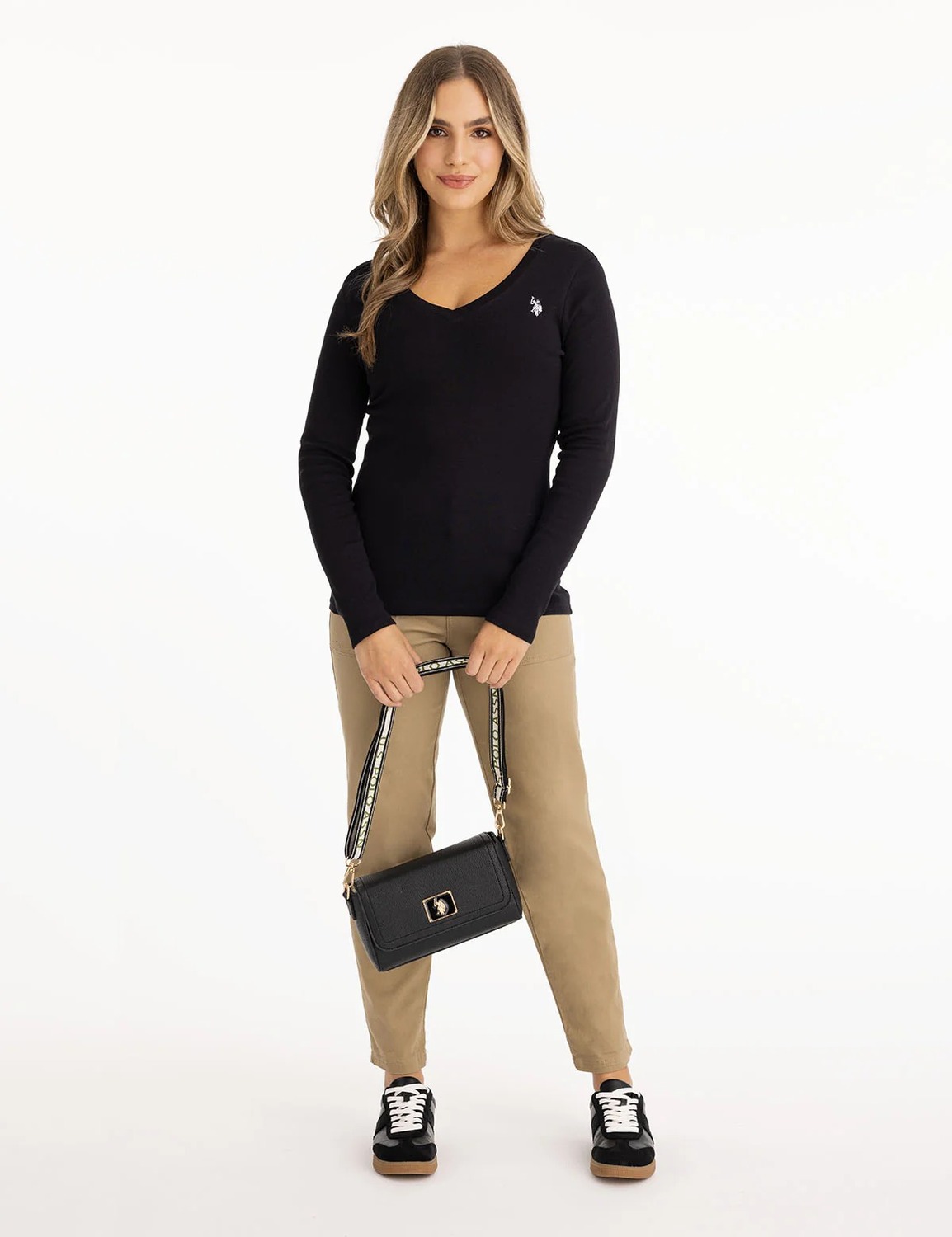 

Сумка U.S. Polo Assn. Enamel Crossbody, черный