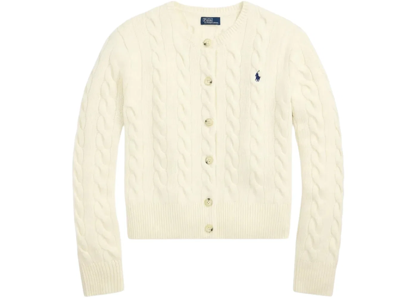 Женский кардиган-свитер с длинным рукавом Cardigan Polo Ralph Lauren, Authentic Cream
