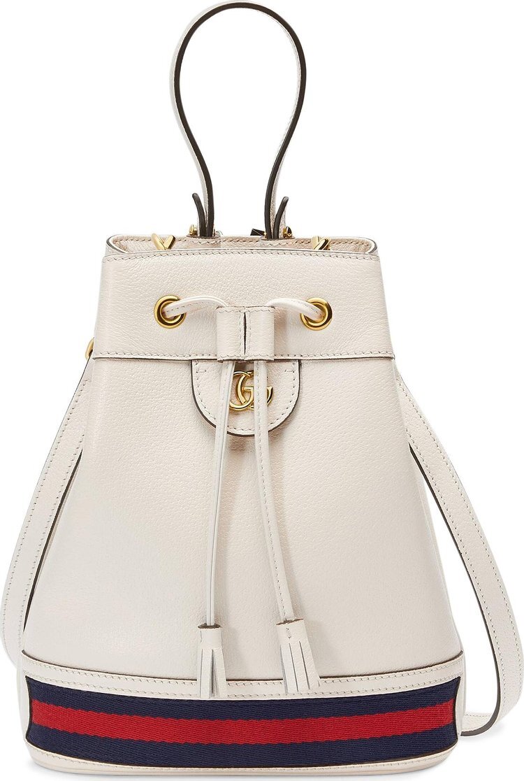 

Сумка Gucci Ophidia Small Bucket Bag White, белый