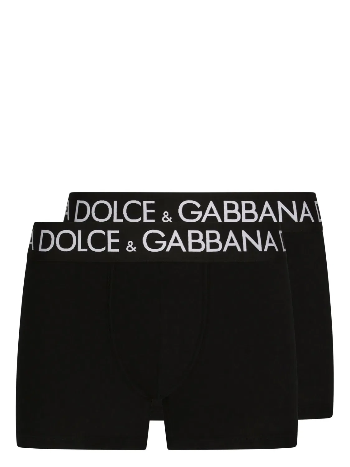 Dolce & Gabbana Боксеры черные, набор из двух с логотипом