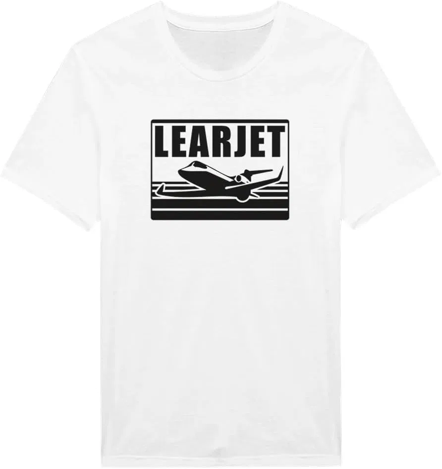 Футболка с принтом Learjet, White
