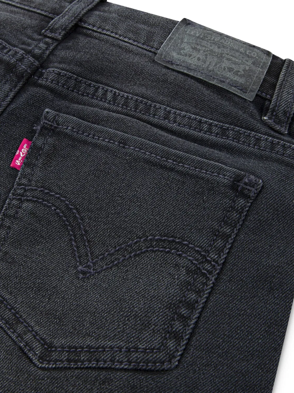 Шорты джинсовые Girlfriend Levi's, черный — фото 3