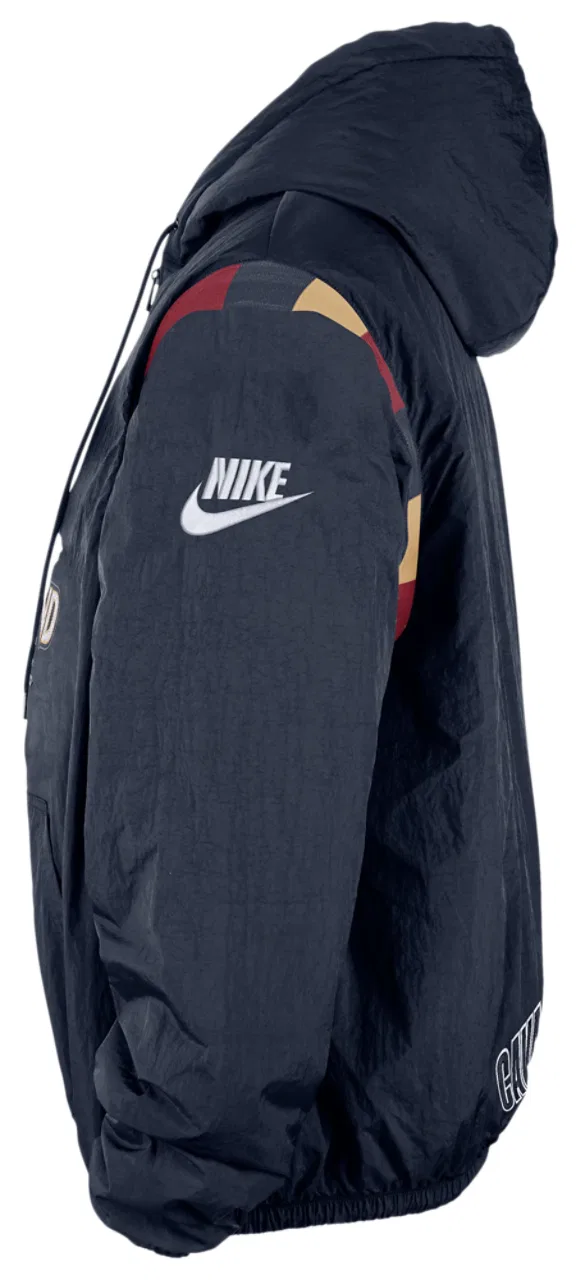 Мужская куртка Cavaliers Woven LND Half-Zip Nike, цвет Navy/Multi — фото 3