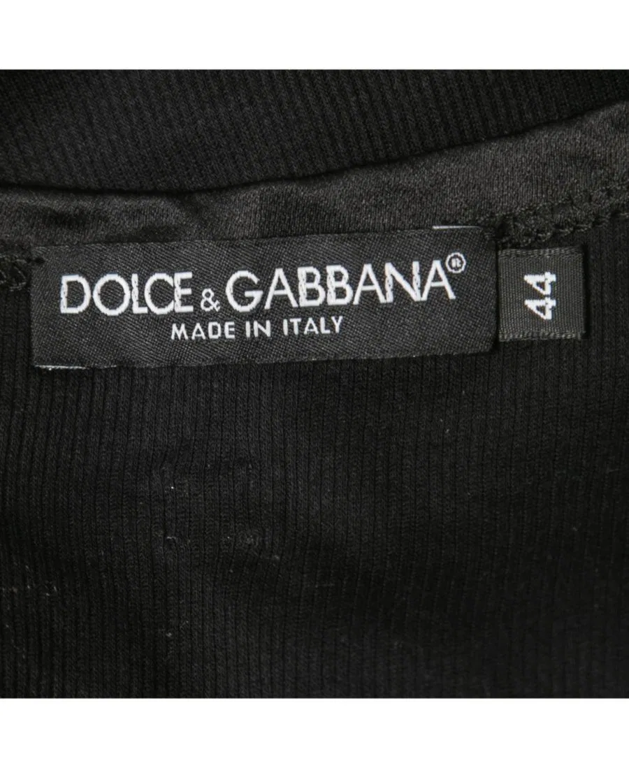Женский топ с V-образным вырезом без рукавов Dolce & Gabbana, No Color — фото 4