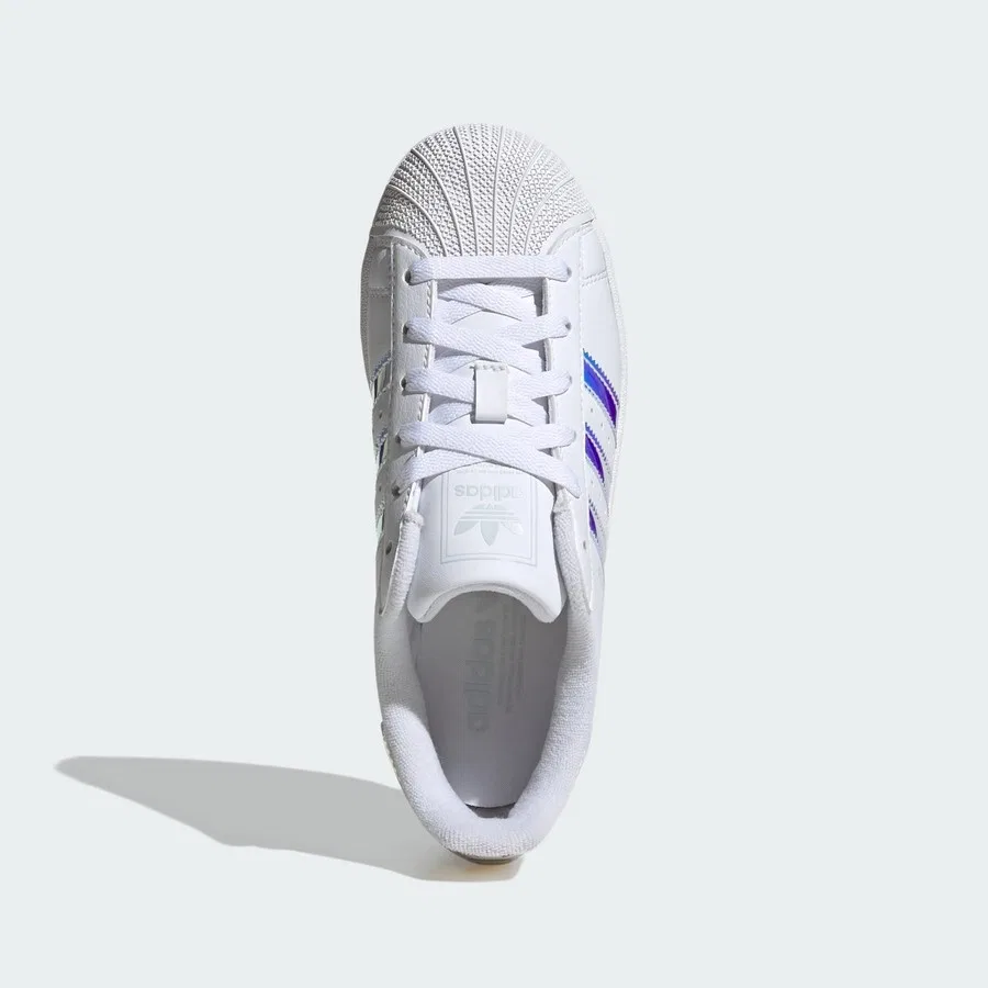 Кроссовки повседневные с принтом Superstar II adidas, Белый — фото 4