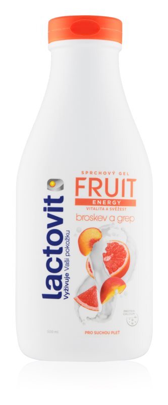 

Бодрящий гель для душа Lactovit Fruit