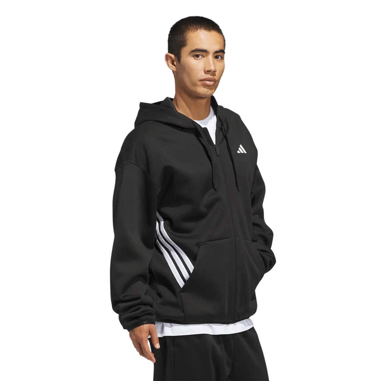 Мужская толстовка Crazy Warm Full-Zip Adidas, черный/белый