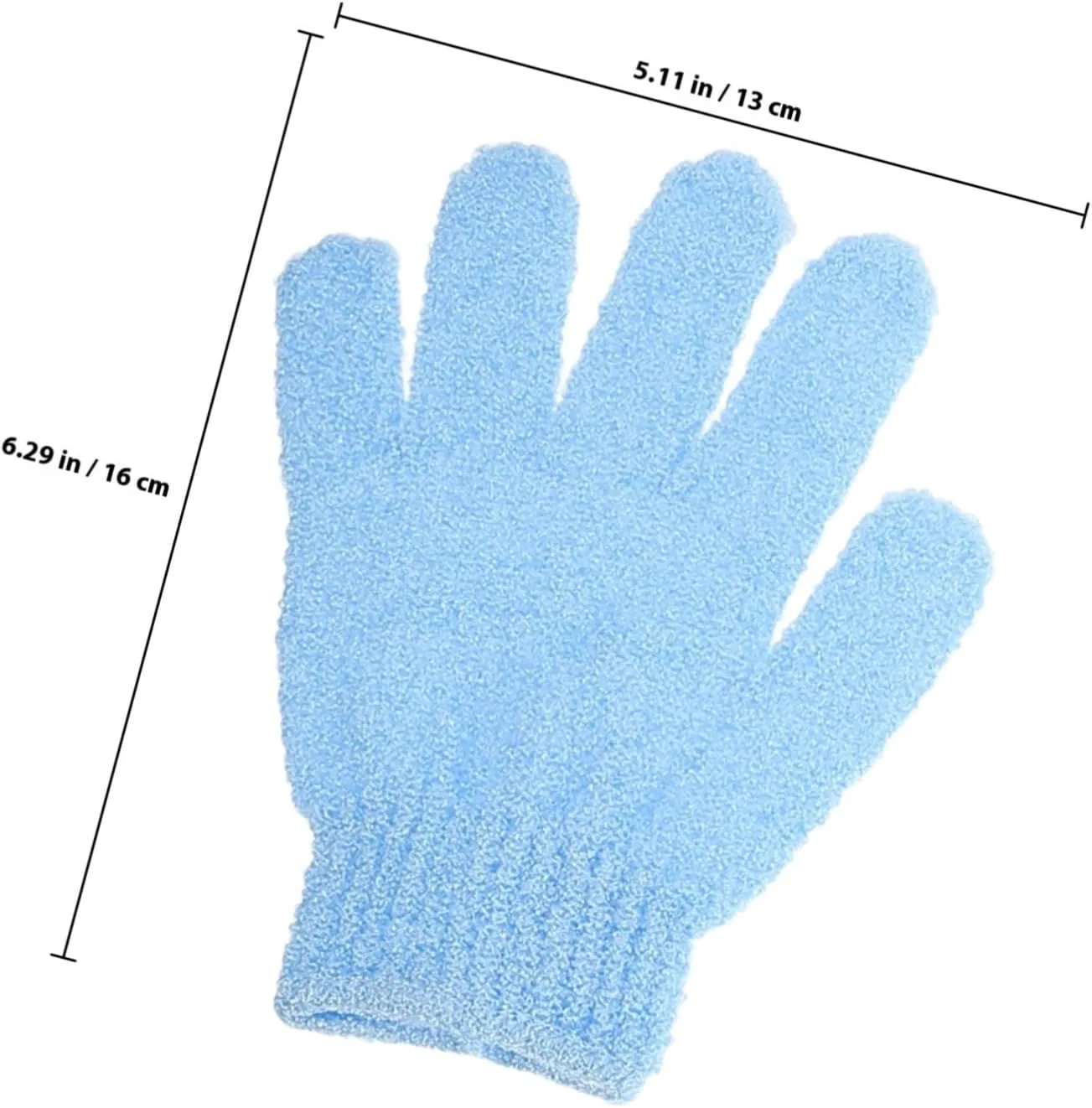 Набор мочалок для пилинга Nylon, 12 шт, TOYZFRIENDY, 16x13x1 см — фото 2