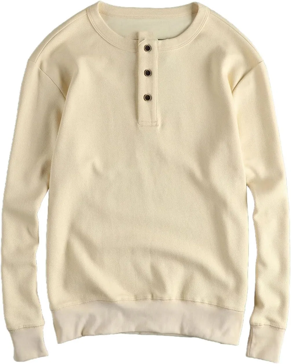 Мужская футболка с длинным рукавом Heavy Knit Generic, White Tea