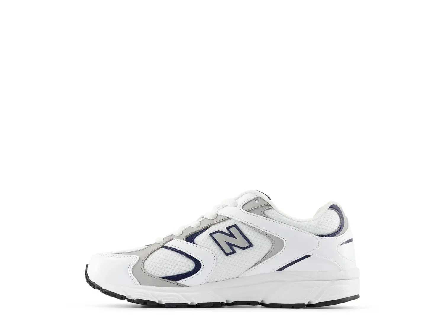 Кроссовки 408, New Balance, белый/темно-синий — фото 2