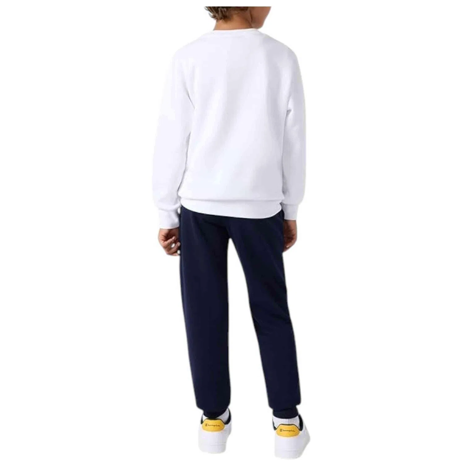 Детский спортивный костюм Champion 307263-WW001, Цвет Weiss Navyblau — фото 3