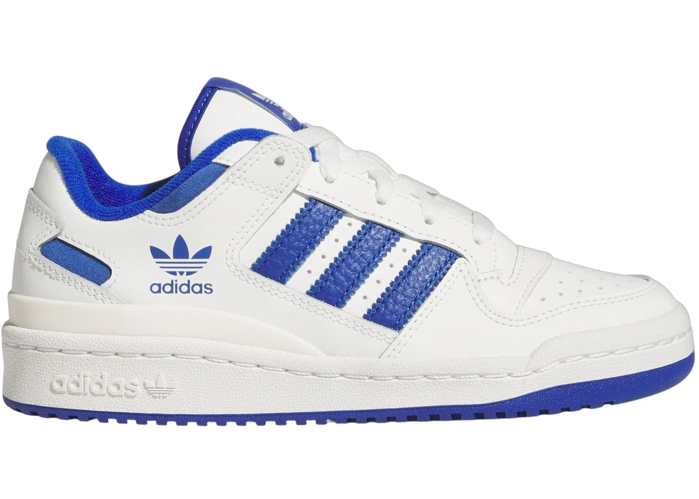 Детские кроссовки с низким верхом Adidas Forum Low CL, Core White/Royal Blue/Core White