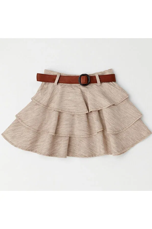 Детский комплект для девочек льняной без рукавов Tinytrends, Taupe — фото 4